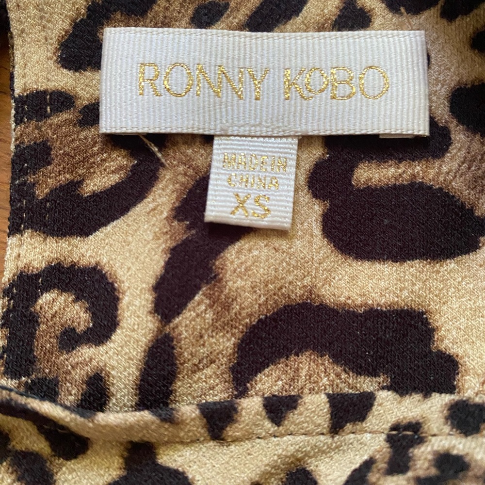 Ronny Kobo Saryah leopard Bodysuit - Picture 4 of 9